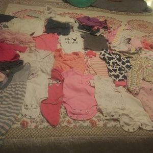 Baby girl clothes newborn and premie summer clthes